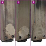  Noge za blagovaonski stol V-oblika 2 kom Prirodni čelik | shoptok.hr