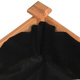 vidaXL Povišena vrtna gredica s oblogom smeđa 240x120x25 cm jelovina | shoptok.hr