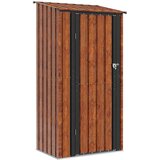  Vrtne šupe Smeđa 103 x 74 x 200 cm Metal | shoptok.hr