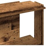  Regal za knjige s 3 razina boja staro drvo 60x30x80 cm drveni | shoptok.hr