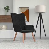  Stolica za opuštanje crna baršunasta | shoptok.hr