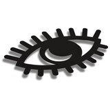 WALLXPERT zidna LED dekoracija Evil Eye Yellow | ePonuda.com