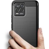 Techsuit Carbon Silicone maska za Realme 8 4G / 8 Pro 4G – crna | shoptok.hr