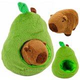 Green Avocado with Capybara 2 in 1 Plush Toy 35 cm | shoptok.hr