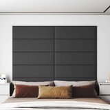  dekorativna stenska obloga, tekstil, siva, 12 kos | Shoptok.si