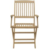  Sklopive vrtne stolice 6 kom 54x61x88 cm od drva bagrema | shoptok.hr