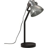 Stolna Namizna svetilka 25 W starinsko srebrna 17x17x60 cm E27, (21383632) | Shoptok.si