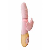  Elizabeth Butterfly Vibrator, Silikonski, 12 modova vibracije, 12 modova rotacije, Funkcija grejanja, 24.5 cm | Eponuda.com