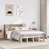 vidaXL Knjižna postelja brez vzmetnice 150x200 cm trden les Cene