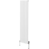 Monster ovalni stebrični radiator in ventili - 1800 mm x 360 mm - bel, (21569825) Cene