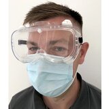  Zaščitna očala s širokim vidnim poljem, EN 166 (DE 10 ali 200 kosov), s prezračevalnimi ventili, prozorna izvedba, DE 10 kosov | Shoptok.si