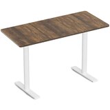 IPOTOOLS Podesivi radni stol IPOHOME STANDARD – Bijela – Rustikalno smeđa – 120x60cm | shoptok.hr