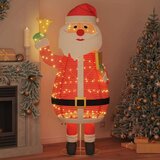 vidaXL Božičkov Claus med 200 LED Toplo bela 100 x 180 cm blago | Shoptok.si