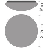 Osram LED stropna svetiljka ESSENTIAL LED/13W/230V prečnika 25 cm bela | Eponuda.com