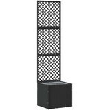  Vrtni rešetkasti saksija Crna 35 x 30 x 135 cm Metal | shoptok.hr