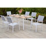 Gardenson VRTNA GARNITURA PISA aluminij siva, naravne barve, bela Cene
