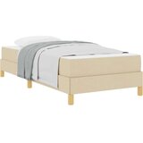 vidaXL Postelja z vzmetnico Krem, Rjava 80 x 200 cm | Shoptok.si