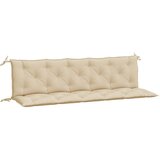  Jastuci za vrtnu klupu 2 kom bež 180x50x7 cm tkanine Oxford | shoptok.hr