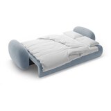 Cosmopolitan Design Prašno modra žametna raztegljiva/s prostorom za shranjevanje sedežna garnitura 262 cm Tonale – | Shoptok.si
