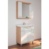 Time kopalnica hrast sonoma, bela, visoki sijaj | Shoptok.si