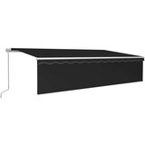  Tenda na ručno uvlačenje s roletom 6 x 3 m antracit | shoptok.hr