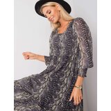 Och Bella Dress-TW-SK-BI-8202.49-dark gray | shoptok.hr