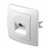Utičnica KOM EKONOMIK KEYSTONE 1*CAT5e KE37PW | shoptok.hr