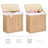 Songmics Košara za rublje od bambusa 3 x 50L | shoptok.hr