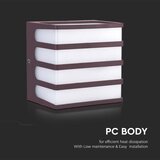  LED spoljašnje zidno svetlo LED/8W/230V IP65 3000K braon | Eponuda.com