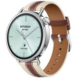 INF Pašček iz sintetičnega usnja za Xiaomi Watch S4, 18mm Brown, (5000505947) Cene