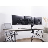 Equip 650134 nagibna namizna monitorska konzola, 17 "-27", 3 monitorji, črna | Shoptok.si