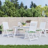  Blazine za stole 4 pcs Zelena in Bela 50 x 50 x 4 cm, (5000202314) | Shoptok.si
