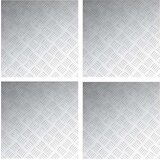  Aluminijske rešetkaste ploče 4 kom Protuklizne 50x50 cm | shoptok.hr