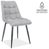  Stolica CHIC - vodo. Baršun - siva | shoptok.hr