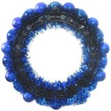  Vijenci s božićnim kuglicama 2 pcs Plava 33 x 33 x 7 cm | shoptok.hr