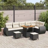  Sjedeća garnitura za vrt 9 kom. poliratan 100 x 100 x 71 cm | shoptok.hr