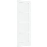 vidaXL notranja vrata "ORKDAL" bela 73.5x211x4 cm trda lesena bora Cene
