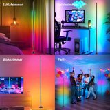 AOUROW 120 cm RGB LED talna svetilka z daljincem in aplikacijo | Shoptok.si