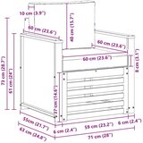  Srednji zunanji kavč Naravna, (5000271416) | Shoptok.si