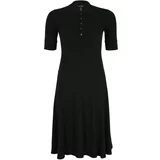 Polo Ralph Lauren Pletena obleka 'LILLIANNA' črna