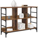 vidaXL Strani šal Rjava 102 x 32 x 73.5 cm Konstruiran les | Shoptok.si