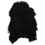  Prevleka za stol iz islandske ovčje kože črna 70x110 cm, (20707405) | Shoptok.si
