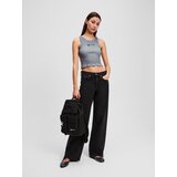 Karl Lagerfeld jeans Top siva / crna | shoptok.hr