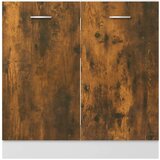  Donji ormarić za sudoper dimljeni hrast 80x46x81 5 cm drveni | shoptok.hr