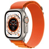 Apple Watch Ultra GPS + Cellular 49mm Titanium Alpine Loop Orange Band, RABLJENA | Shoptok.si