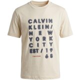 Calvin Klein Jeans Majice s kratkimi rokavi LV04RF814G Bež | Shoptok.si