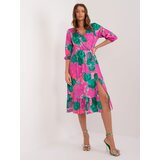 RUE PARIS Dress-WN-SK-704-1.10X-Fuchsia | ePonuda.com