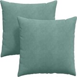  Blazine za kavč 2 pcs Morsko zelena 80 x 80 cm Žametna tkanina | Shoptok.si