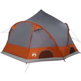  Šotor z dome s streho Siva in oranžna 505 x 450 x 248 cm | Shoptok.si