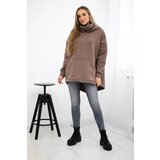 Kesi Insulated sweatshirt with a mocha zipper at the back | Shoptok.si
